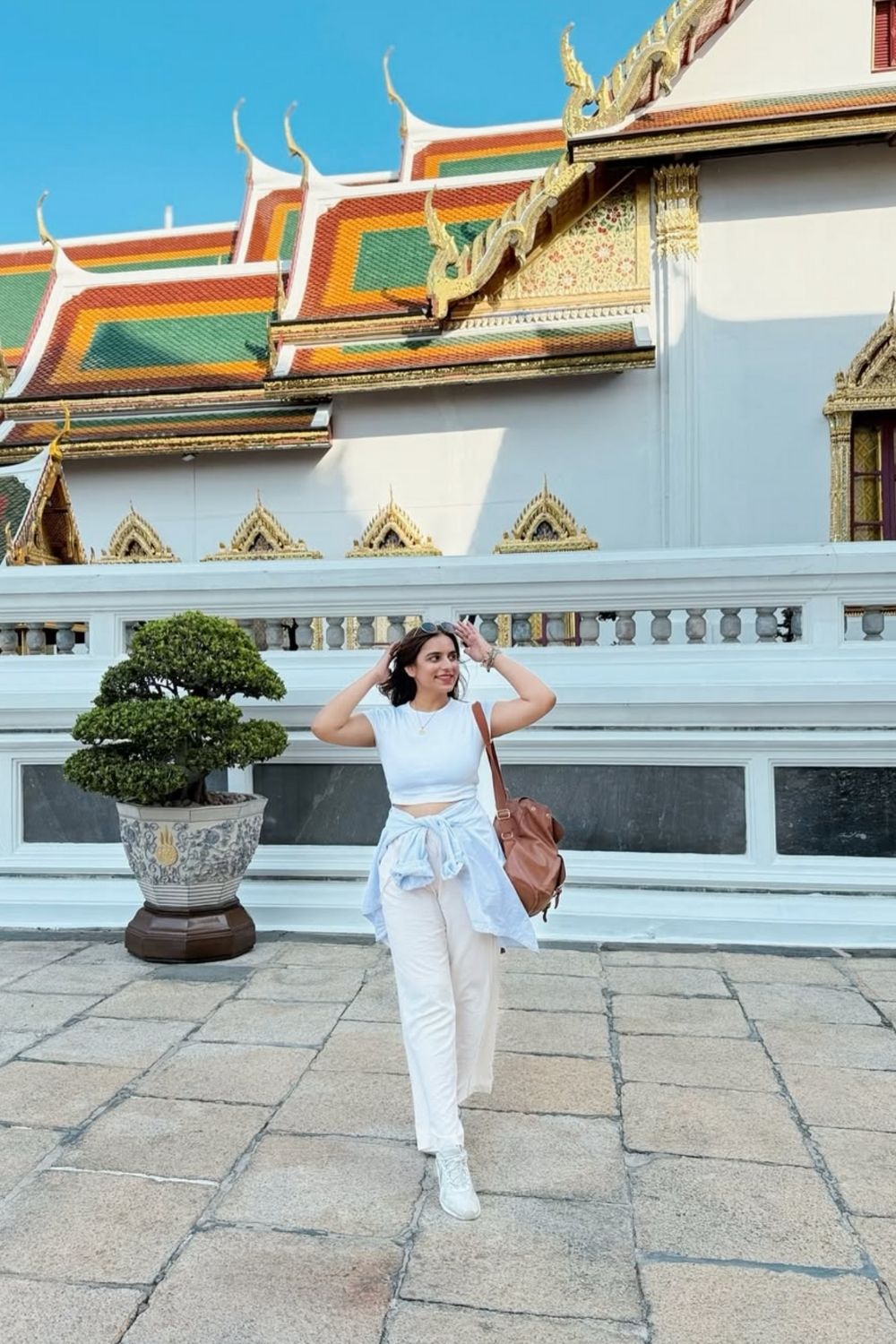 Stylish and practical Bangkok outfit ideas for every activity—from temples to rooftop bars. Get travel-friendly fashion tips and packing advice! Bangkok Outfit, Bangkok Outfit Ideas, Bangkok Outfit Travel Ootd, Bangkok Thailand Outfit Ideas, Wat Arun Bangkok Outfit, Bangkok Thailand Aesthetic Outfit, Bangkok Temple Outfit, Grand Palace Bangkok Outfit, Bangkok Travel Outfit, Bangkok Summer Outfit, Bangkok Ootd Outfit, Bangkok Trip Outfit, Bangkok Packing List, What To Wear In Bangkok Thailand Stylish and practical Bangkok outfit ideas for every activity—from temples to rooftop bars. Get travel-friendly fashion tips and packing advice! Bangkok Outfit, Bangkok Outfit Ideas, Bangkok Outfit Travel Ootd, Bangkok Thailand Outfit Ideas, Wat Arun Bangkok Outfit, Bangkok Thailand Aesthetic Outfit, Bangkok Temple Outfit, Grand Palace Bangkok Outfit, Bangkok Travel Outfit, Bangkok Summer Outfit, Bangkok Ootd Outfit, Bangkok Trip Outfit, Bangkok Packing List, What To Wear In Bangkok Thailand